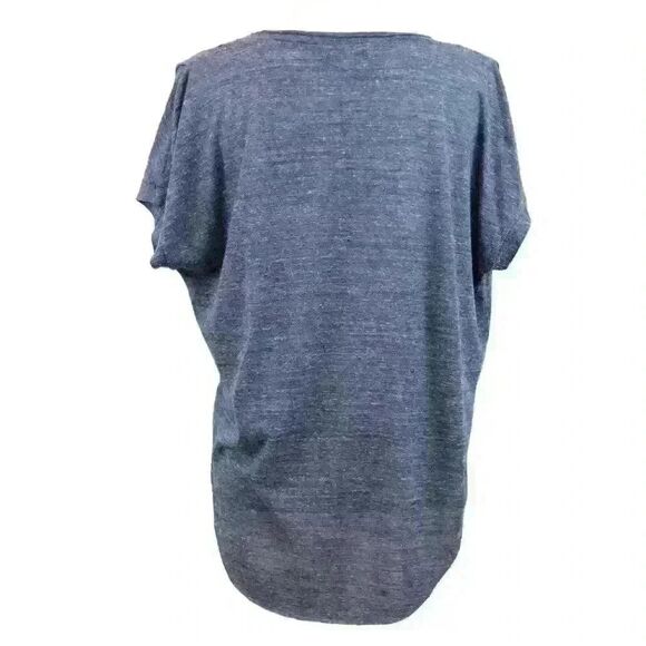 William Rast "Electric Bohemia" Heathered Blue Tee – Size Medium - Picture 6 of 10